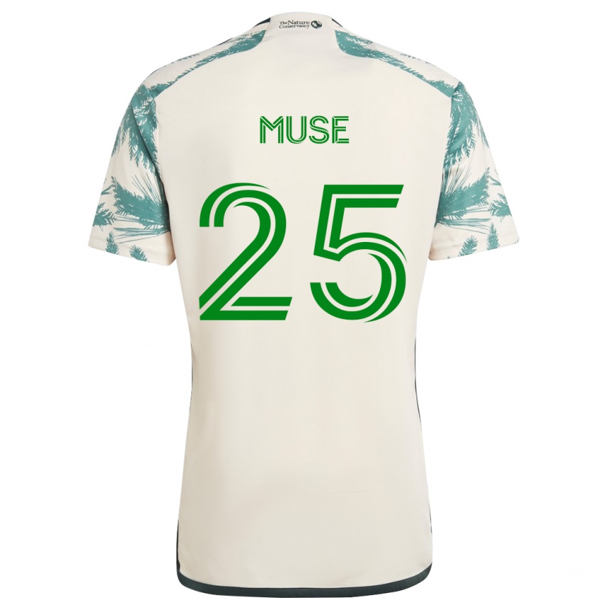 Kinderen Trey Muse #25 Beigebruin Uitshirt Uittenue 2024/25 T-Shirt