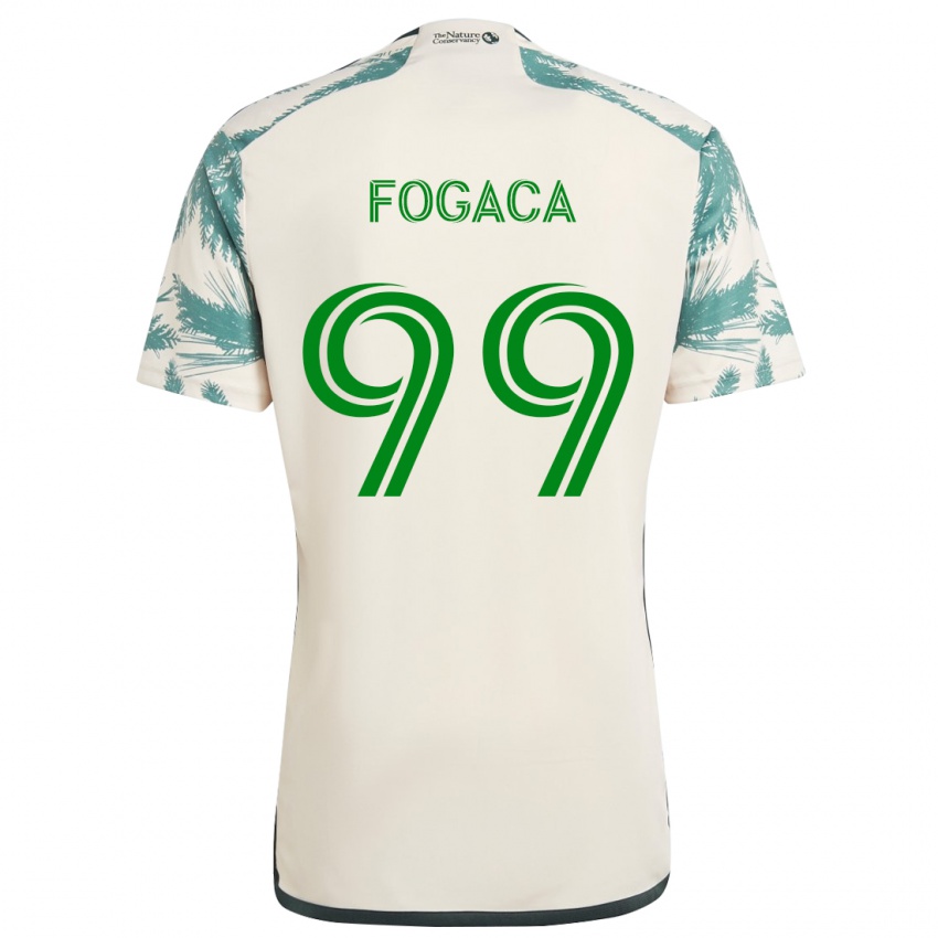 Kinderen Nathan Fogaça #99 Beigebruin Uitshirt Uittenue 2024/25 T-Shirt