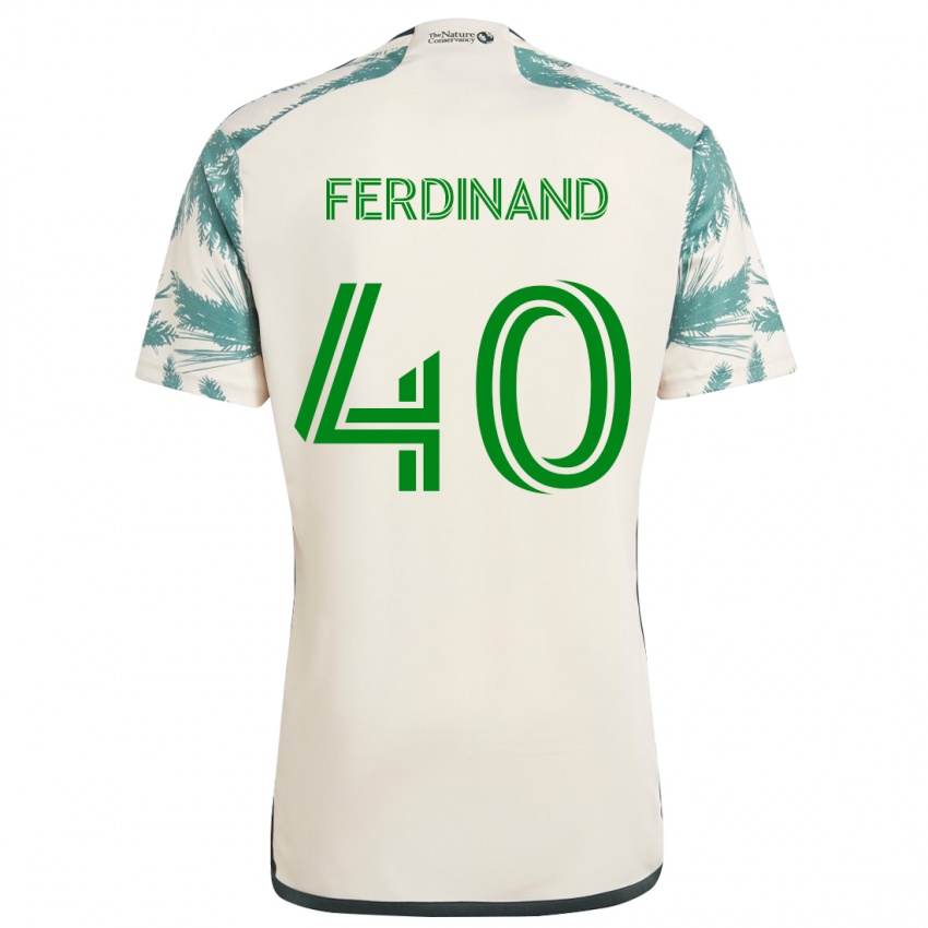 Kinderen Keesean Ferdinand #40 Beigebruin Uitshirt Uittenue 2024/25 T-Shirt