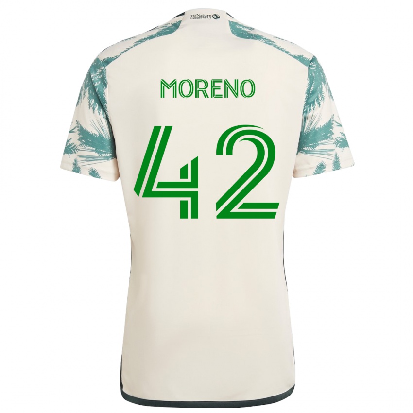 Kinderen Alexis Moreno #42 Beigebruin Uitshirt Uittenue 2024/25 T-Shirt