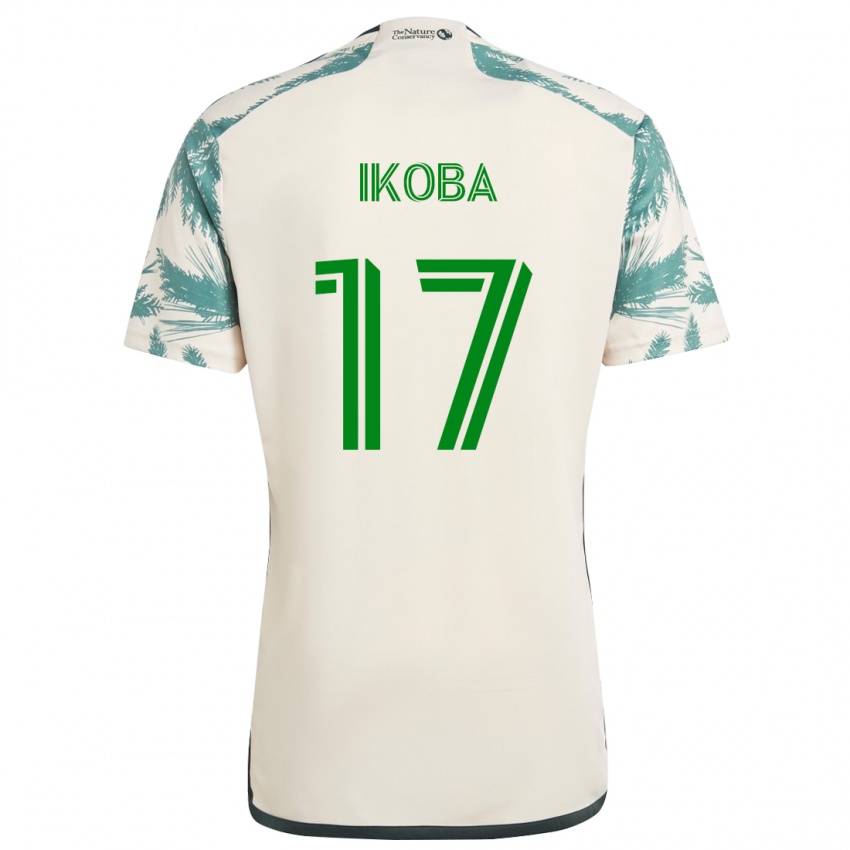 Kinderen Tega Ikoba #17 Beigebruin Uitshirt Uittenue 2024/25 T-Shirt