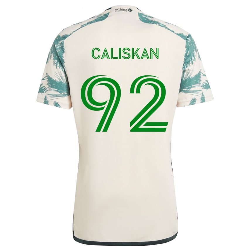 Kinderen Noel Caliskan #92 Beigebruin Uitshirt Uittenue 2024/25 T-Shirt