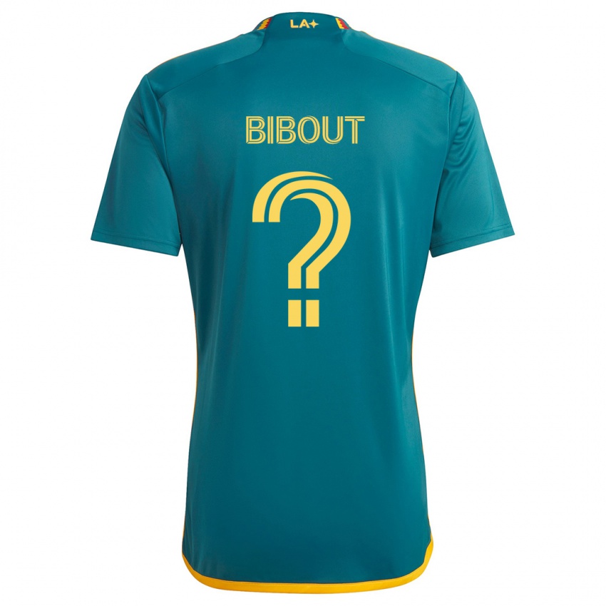 Kinderen Aaron Bibout #0 Groen Geel Uitshirt Uittenue 2024/25 T-Shirt