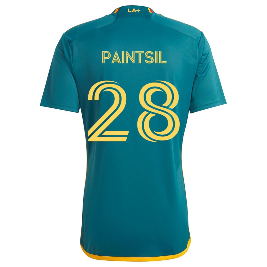 Kinderen Joseph Paintsil #28 Groen Geel Uitshirt Uittenue 2024/25 T-Shirt