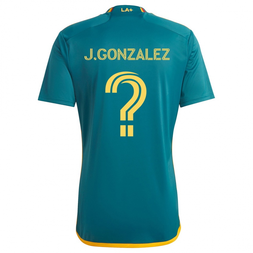 Kinderen Jesse Gonzalez #0 Groen Geel Uitshirt Uittenue 2024/25 T-Shirt