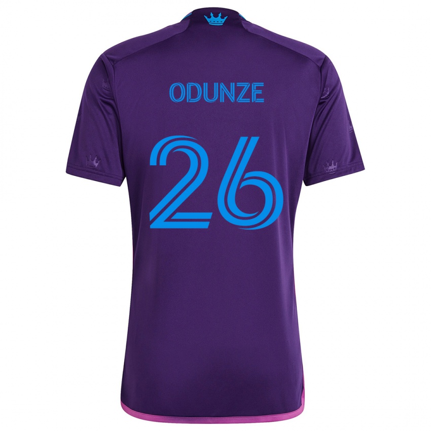 Kinderen Chituru Odunze #26 Paarsblauw Uitshirt Uittenue 2024/25 T-Shirt