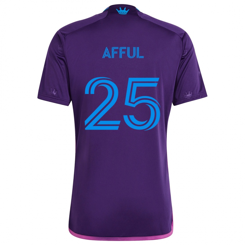 Kinderen Harrison Afful #25 Paarsblauw Uitshirt Uittenue 2024/25 T-Shirt