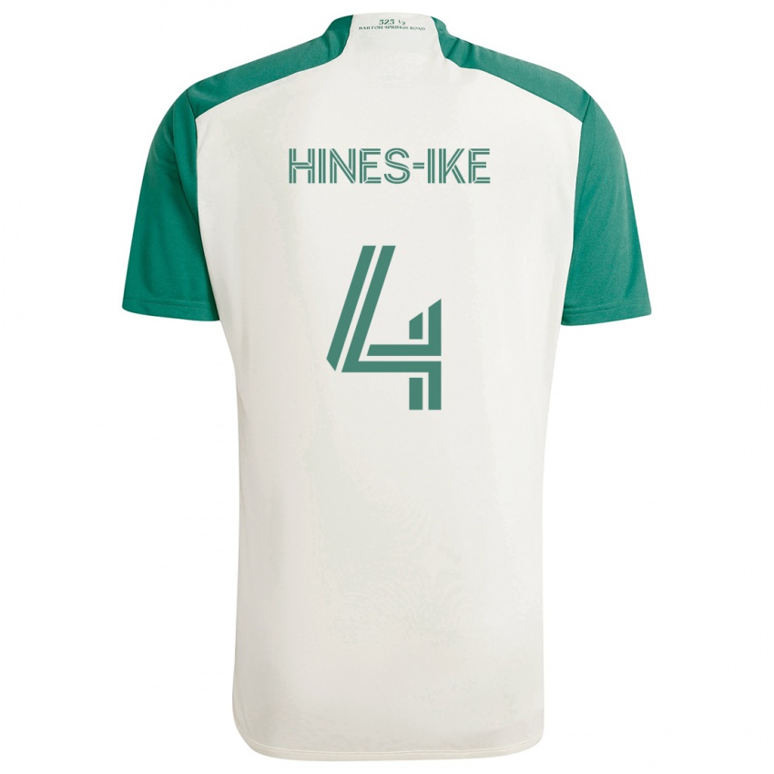 Kinderen Brendan Hines-Ike #4 Bruine Kleuren Groen Uitshirt Uittenue 2024/25 T-Shirt