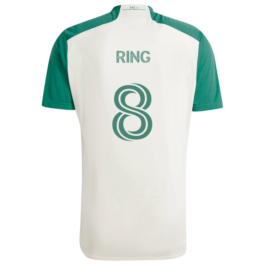 Kinderen Alexander Ring #8 Bruine Kleuren Groen Uitshirt Uittenue 2024/25 T-Shirt