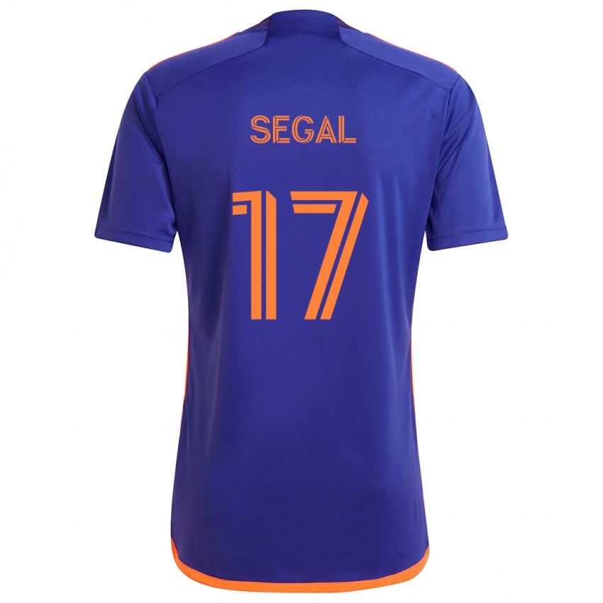 Kinderen Gabriel Segal #17 Paars Oranje Uitshirt Uittenue 2024/25 T-Shirt