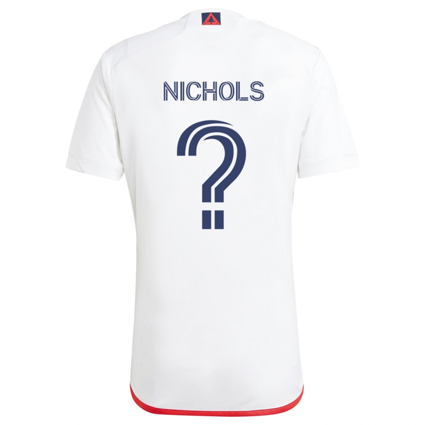 Kinderen Robert Nichols #0 Wit Rood Uitshirt Uittenue 2024/25 T-Shirt