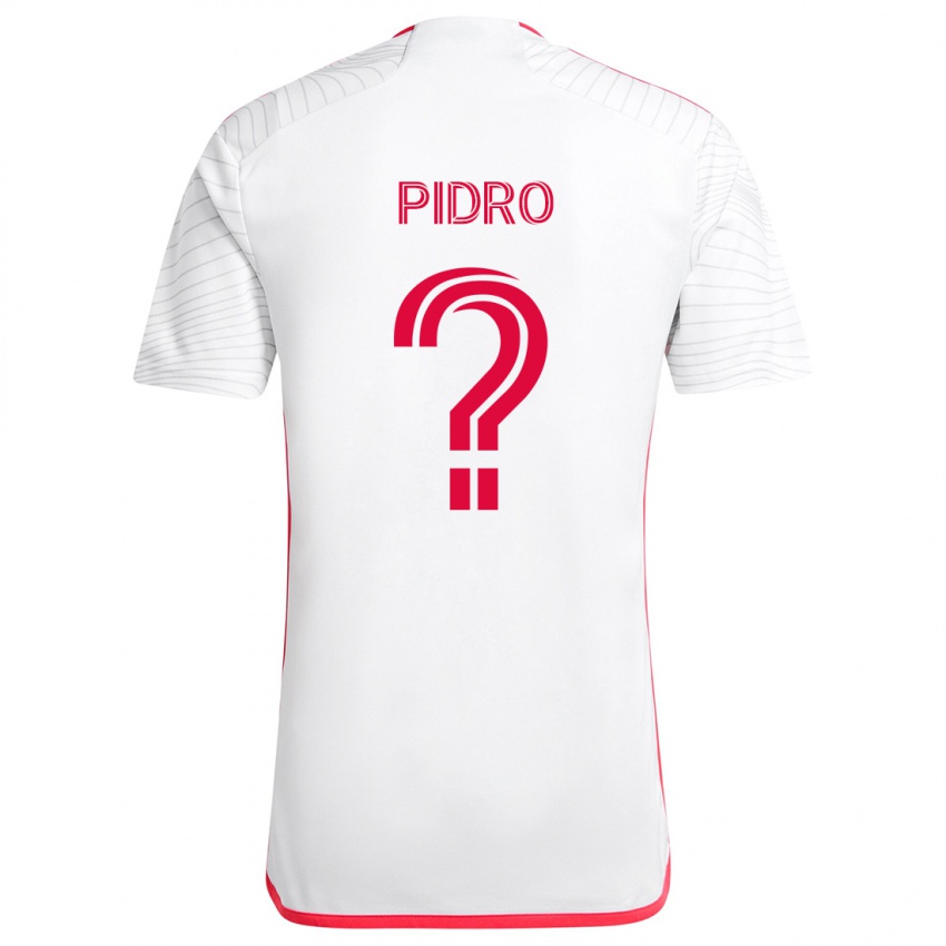 Kinderen Selmir Pidro #0 Wit Rood Uitshirt Uittenue 2024/25 T-Shirt