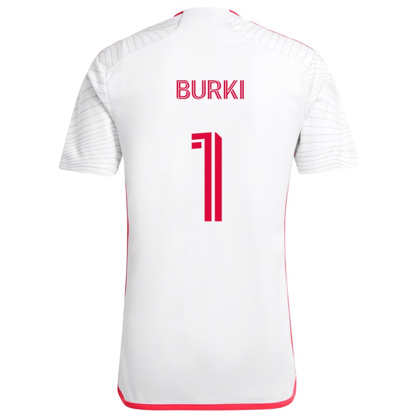 Kinderen Roman Bürki #1 Wit Rood Uitshirt Uittenue 2024/25 T-Shirt