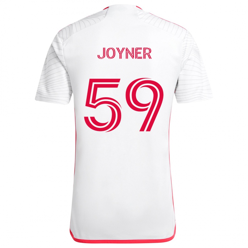 Kinderen Mykhi Joyner #59 Wit Rood Uitshirt Uittenue 2024/25 T-Shirt