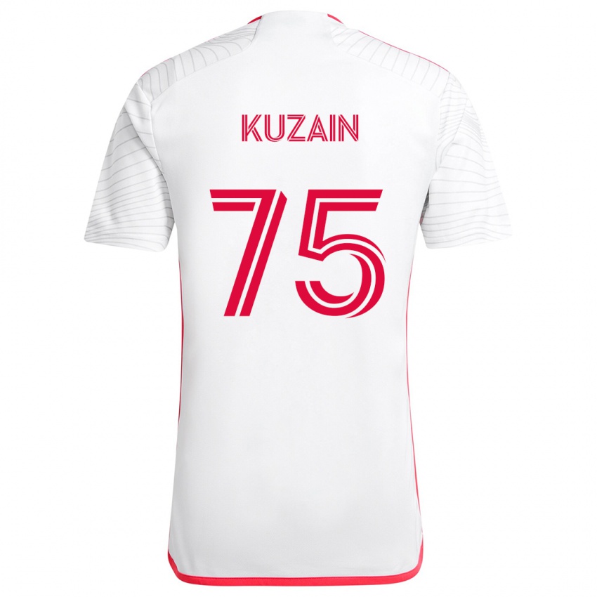 Kinderen Wan Kuzain #75 Wit Rood Uitshirt Uittenue 2024/25 T-Shirt