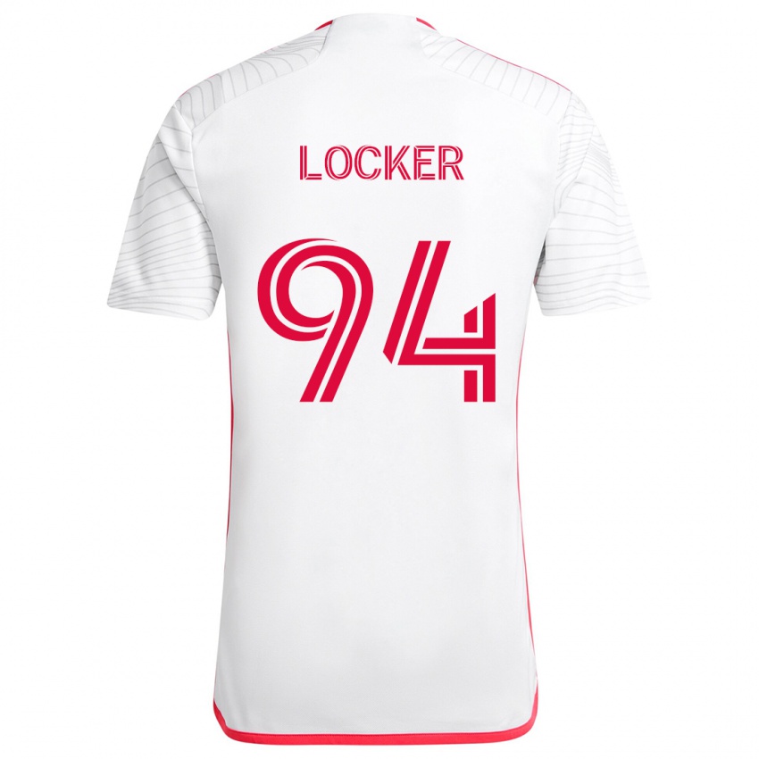 Kinderen Carson Locker #94 Wit Rood Uitshirt Uittenue 2024/25 T-Shirt