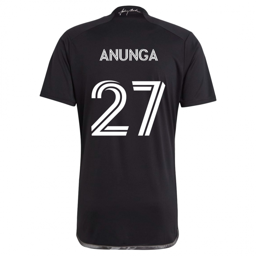 Kinderen Tah Anunga #27 Zwart Uitshirt Uittenue 2024/25 T-Shirt