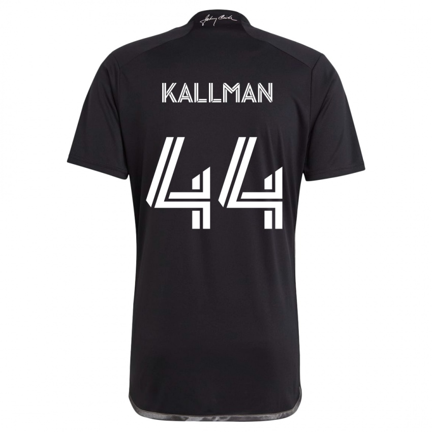 Kinderen Brent Kallman #44 Zwart Uitshirt Uittenue 2024/25 T-Shirt