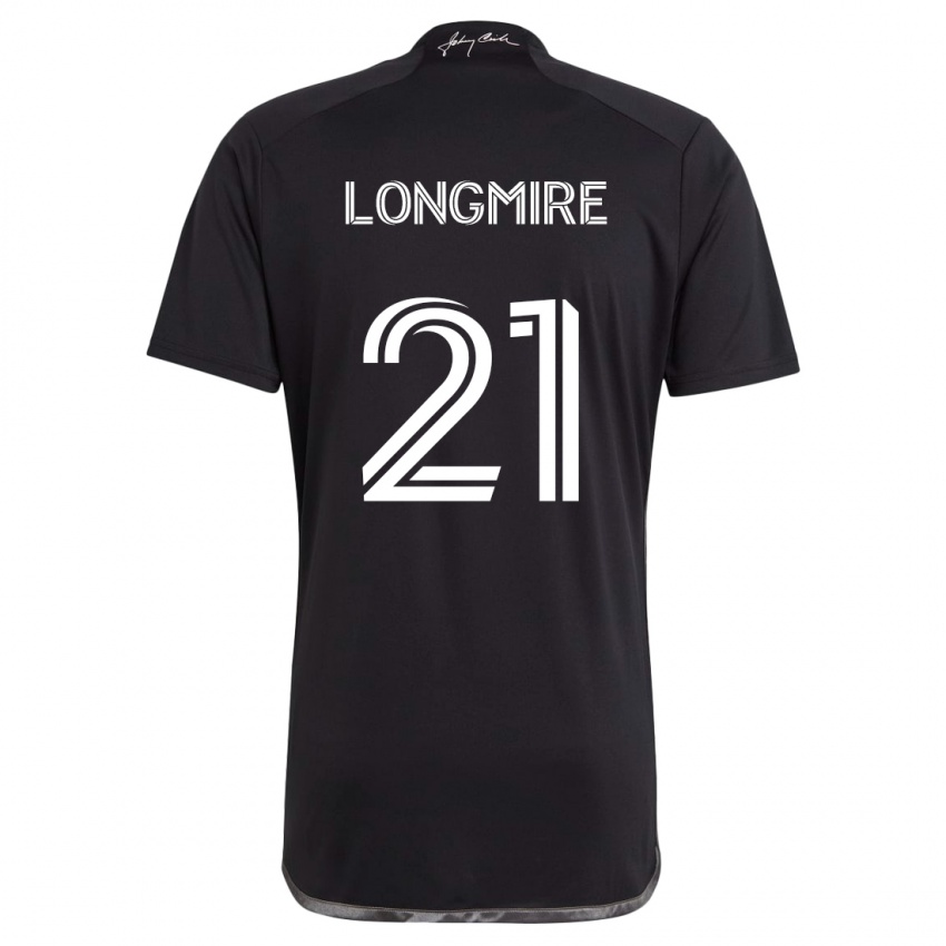 Kinderen Ahmed Longmire #21 Zwart Uitshirt Uittenue 2024/25 T-Shirt