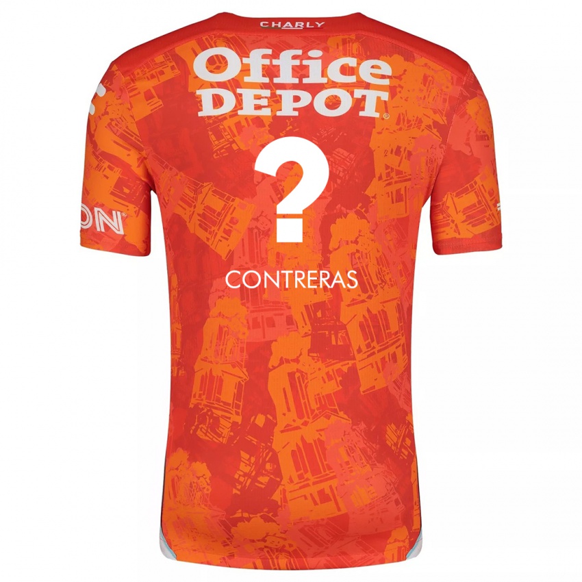 Kinderen Ari Contreras #0 Oranje Wit Uitshirt Uittenue 2024/25 T-Shirt