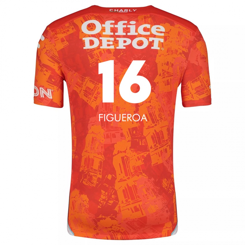 Kinderen Antonio Figueroa #16 Oranje Wit Uitshirt Uittenue 2024/25 T-Shirt