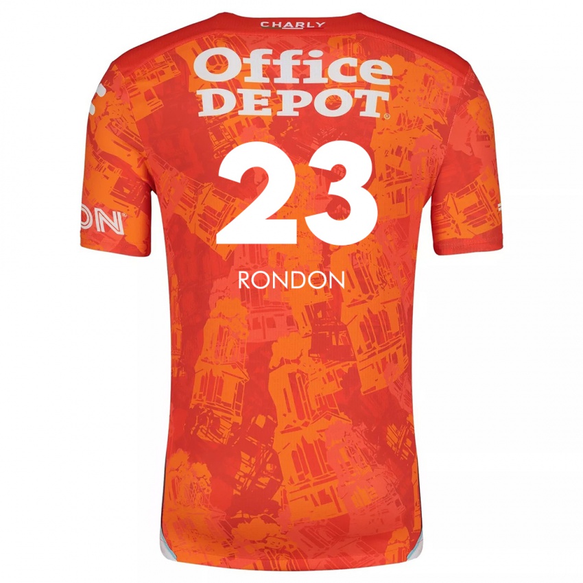 Kinderen Salomón Rondón #23 Oranje Wit Uitshirt Uittenue 2024/25 T-Shirt