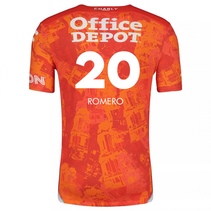 Kinderen Tamara Romero #20 Oranje Wit Uitshirt Uittenue 2024/25 T-Shirt