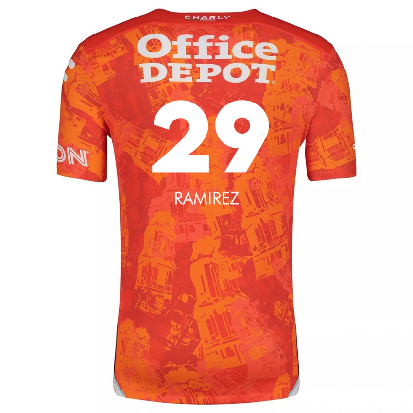 Kinderen Elliana Ramirez #29 Oranje Wit Uitshirt Uittenue 2024/25 T-Shirt