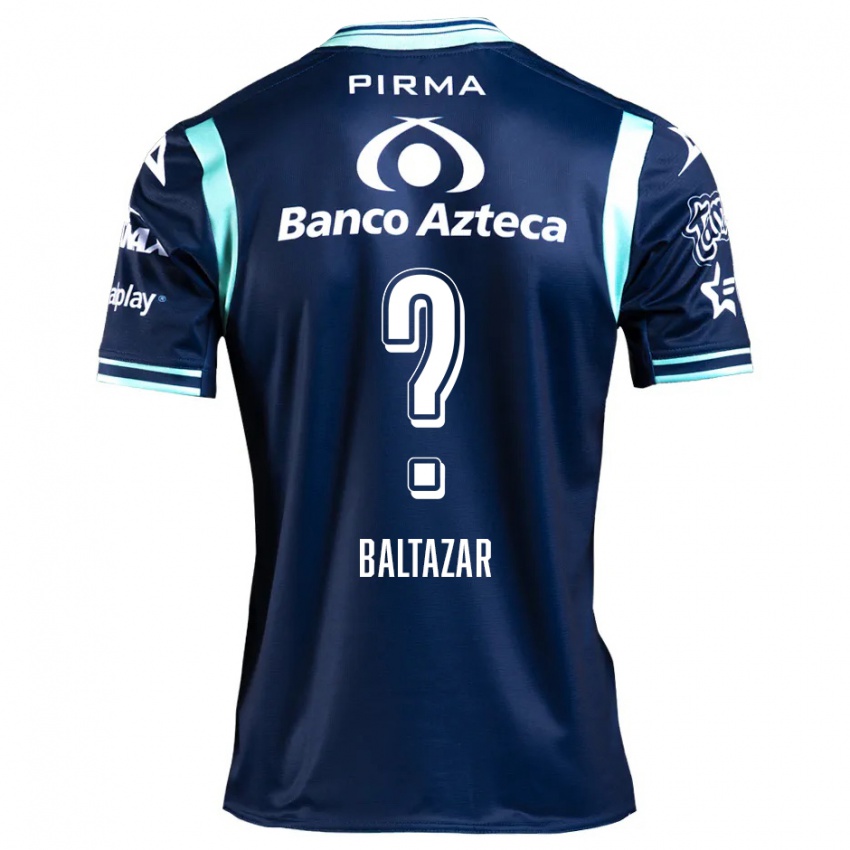 Kinderen Carlos Baltazar #0 Marineblauw Uitshirt Uittenue 2024/25 T-Shirt