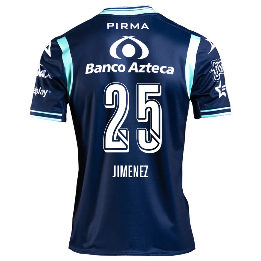 Kinderen Miguel Jiménez #25 Marineblauw Uitshirt Uittenue 2024/25 T-Shirt