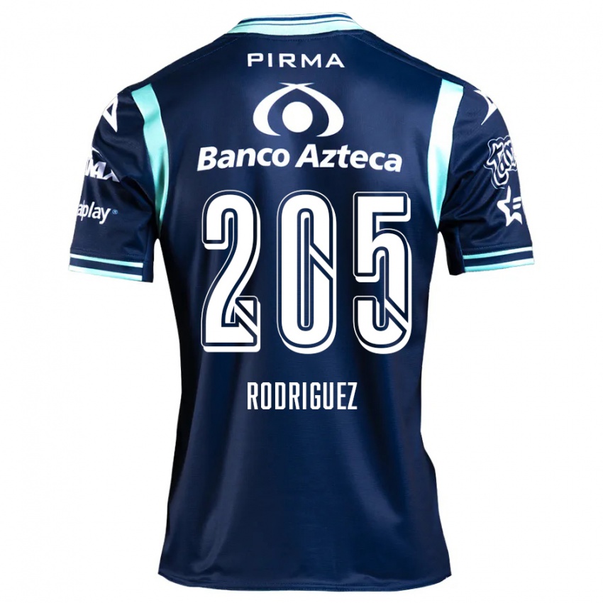 Kinderen Alberto Rodríguez #205 Marineblauw Uitshirt Uittenue 2024/25 T-Shirt