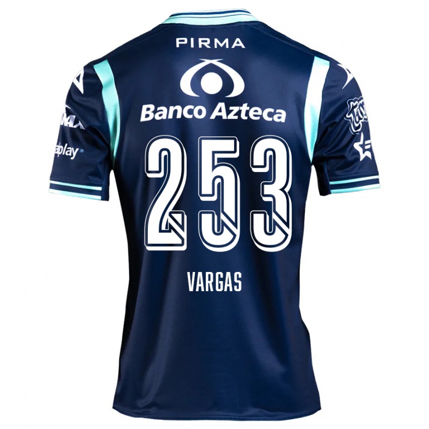 Kinderen Edwin Vargas #253 Marineblauw Uitshirt Uittenue 2024/25 T-Shirt