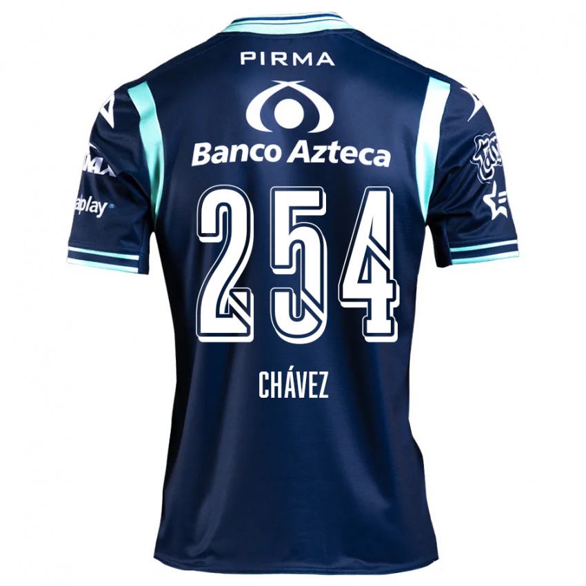 Kinderen José Chávez #254 Marineblauw Uitshirt Uittenue 2024/25 T-Shirt