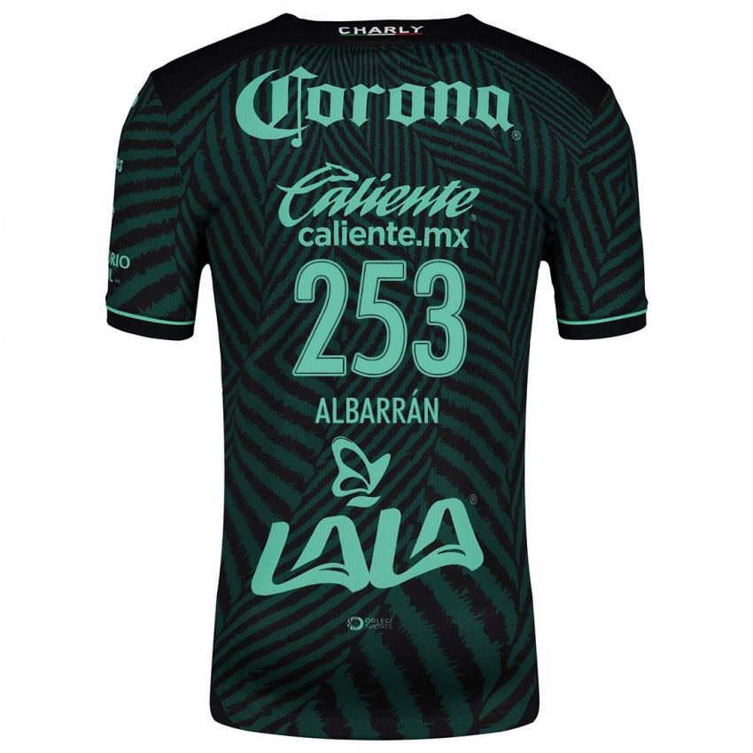 Kinderen Rodrigo Albarrán #253 Zwart Groen Uitshirt Uittenue 2024/25 T-Shirt