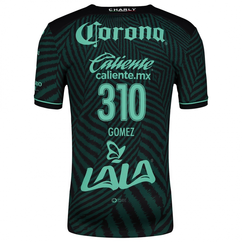 Kinderen Luis Gómez #310 Zwart Groen Uitshirt Uittenue 2024/25 T-Shirt