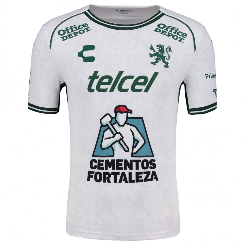 Kinderen Vidalia Abarca #13 Wit Groen Uitshirt Uittenue 2024/25 T-Shirt