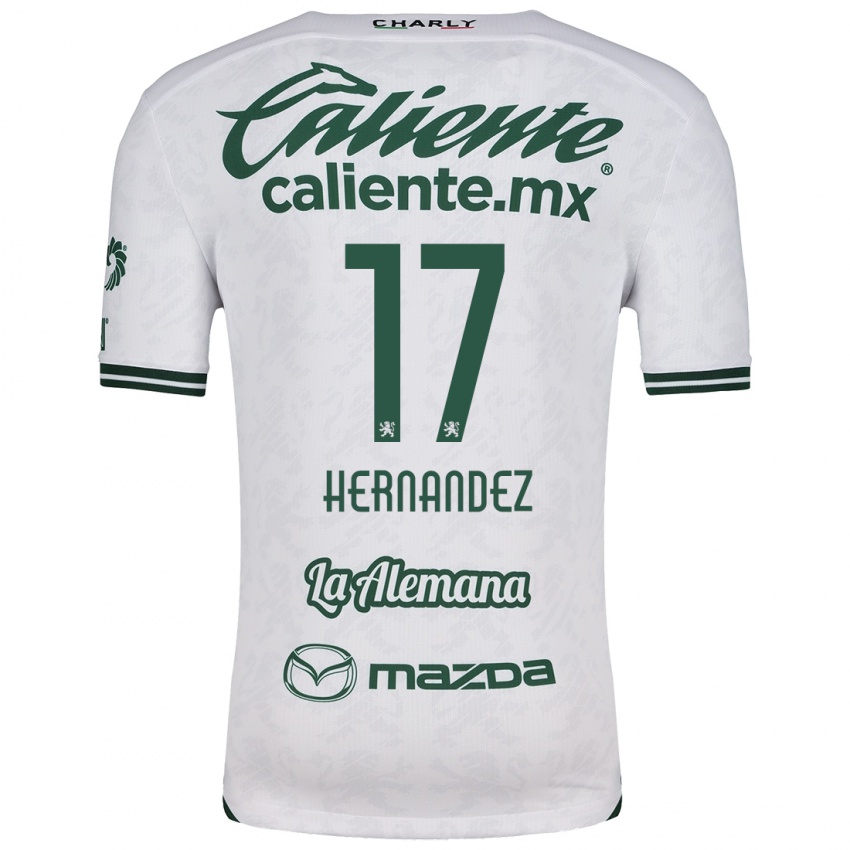 Kinderen Daniel Hernández #17 Wit Groen Uitshirt Uittenue 2024/25 T-Shirt