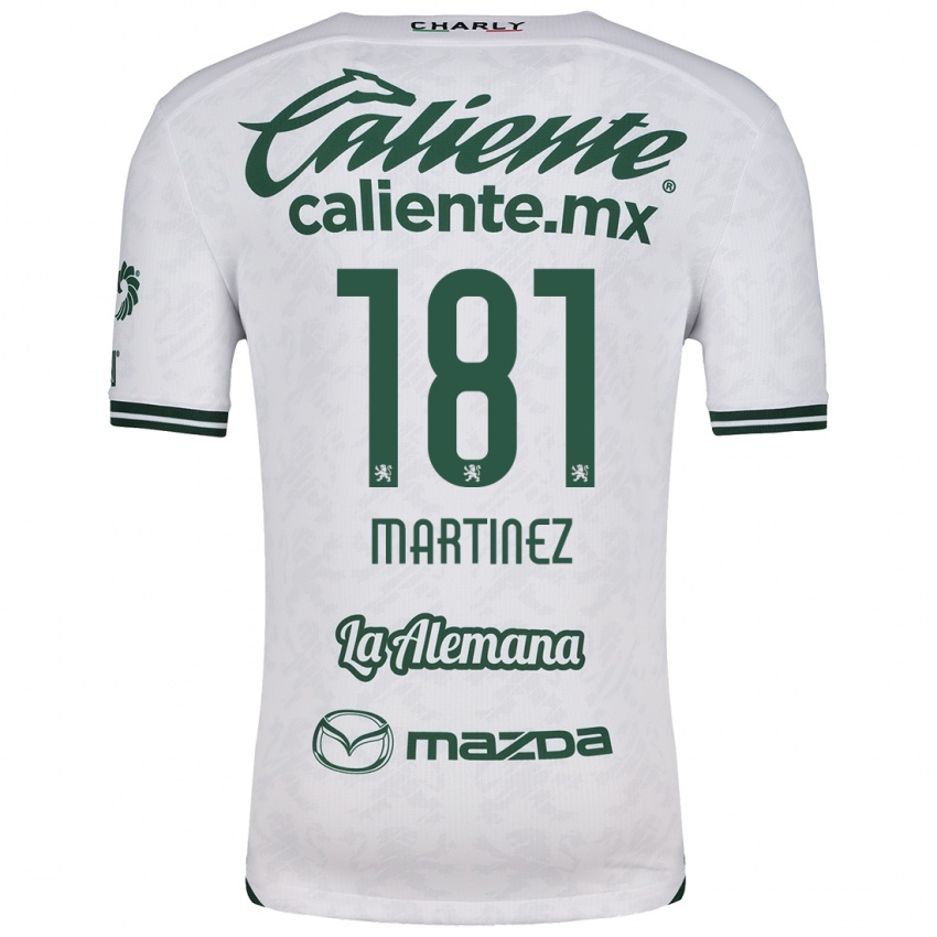 Kinderen Irving Martínez #181 Wit Groen Uitshirt Uittenue 2024/25 T-Shirt