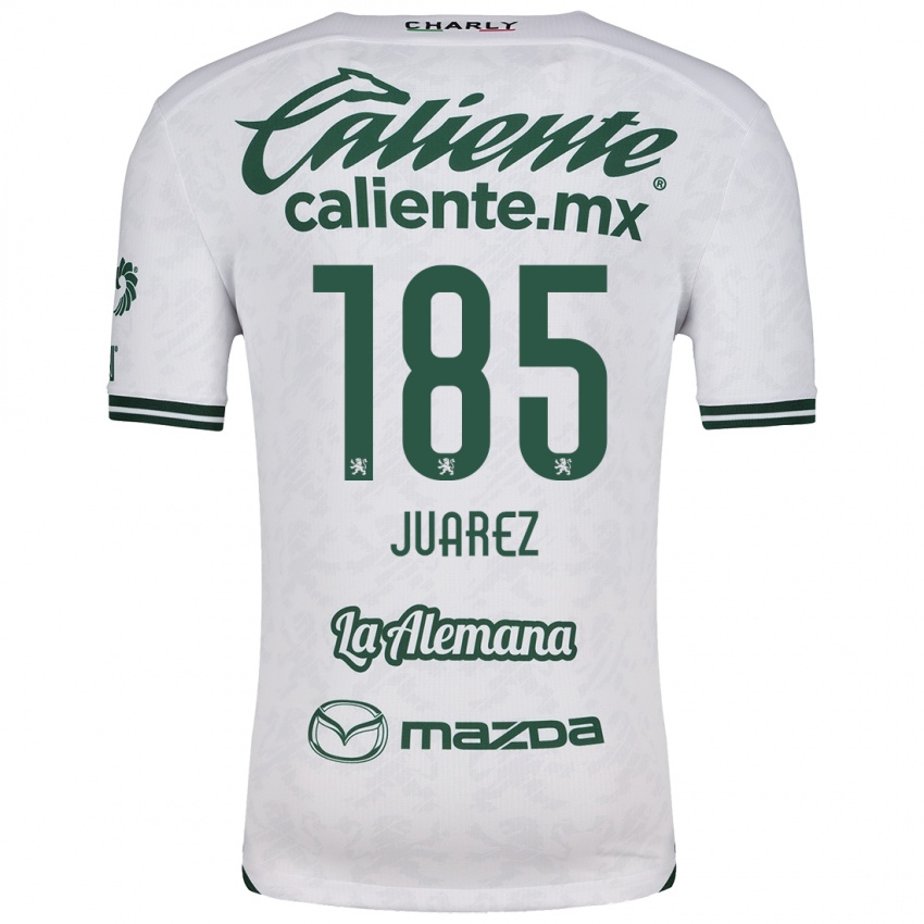 Kinderen Moisés Juárez #185 Wit Groen Uitshirt Uittenue 2024/25 T-Shirt