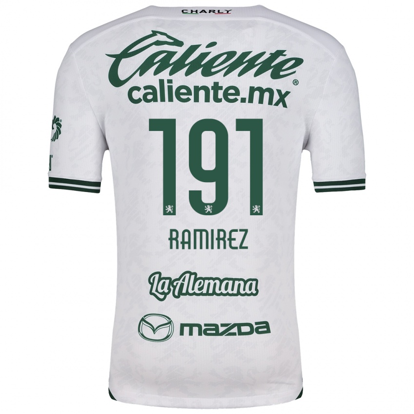 Kinderen Ian Ramírez #191 Wit Groen Uitshirt Uittenue 2024/25 T-Shirt