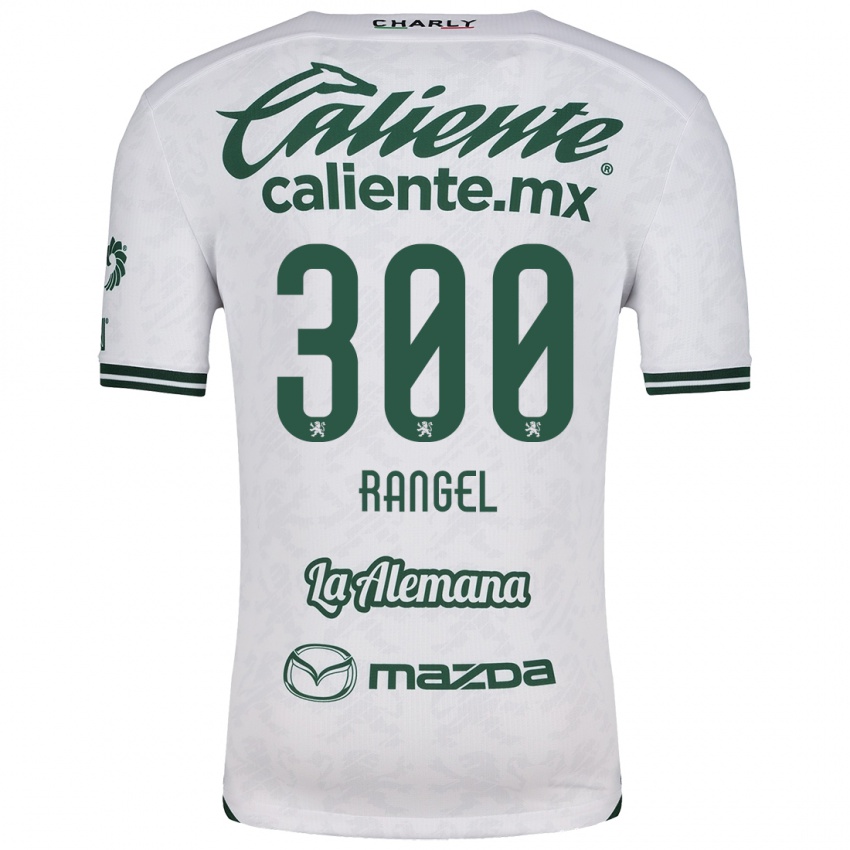 Kinderen Luis Rangel #300 Wit Groen Uitshirt Uittenue 2024/25 T-Shirt