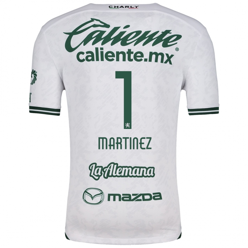 Kinderen Angeles Martínez #1 Wit Groen Uitshirt Uittenue 2024/25 T-Shirt