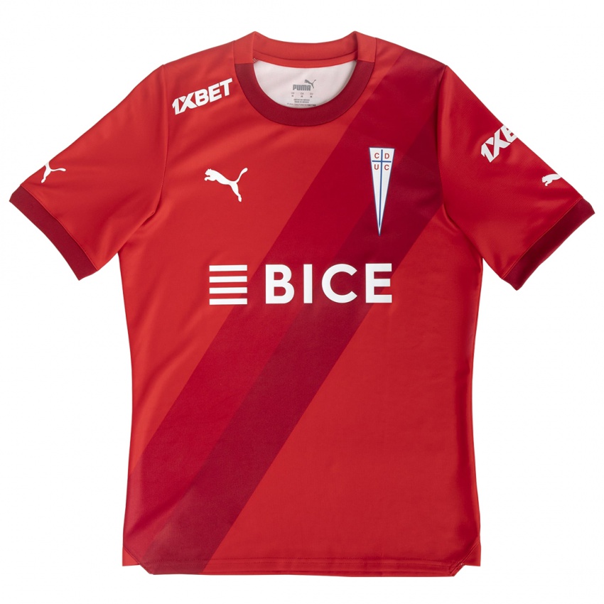 Kinderen Camilo Matamala #0 Rood Wit Uitshirt Uittenue 2024/25 T-Shirt