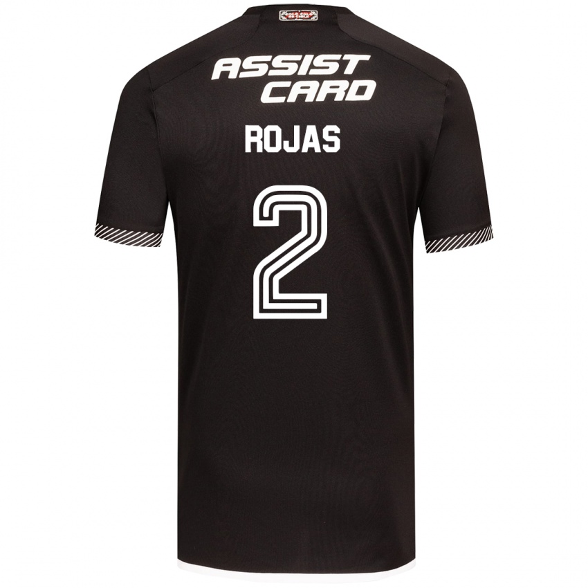 Kinderen Jeyson Rojas #2 Zwart Wit Uitshirt Uittenue 2024/25 T-Shirt