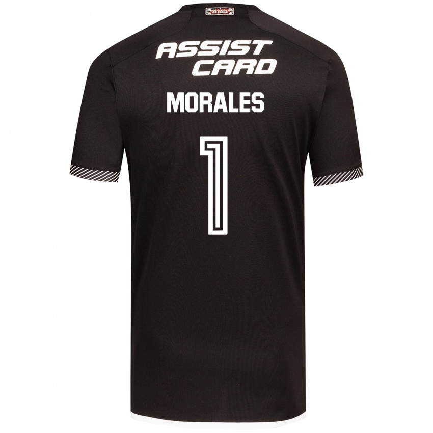 Kinderen Benjamin Morales #1 Zwart Wit Uitshirt Uittenue 2024/25 T-Shirt