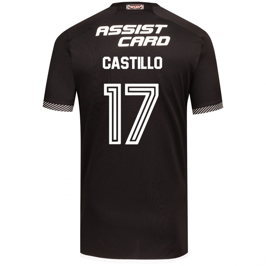 Kinderen Fabián Castillo #17 Zwart Wit Uitshirt Uittenue 2024/25 T-Shirt