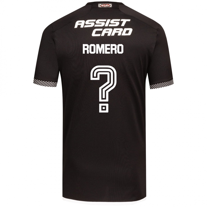 Kinderen Enzo Romero #0 Zwart Wit Uitshirt Uittenue 2024/25 T-Shirt