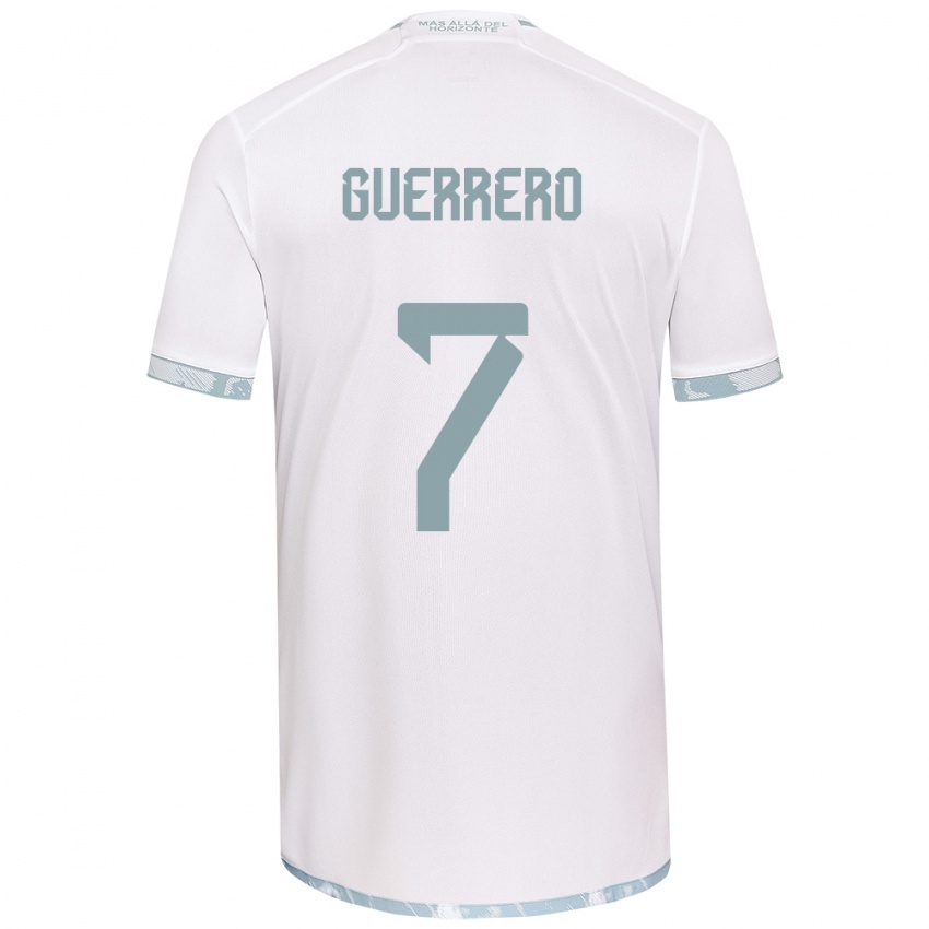 Kinderen Maximiliano Guerrero #7 Wit Grijs Uitshirt Uittenue 2024/25 T-Shirt