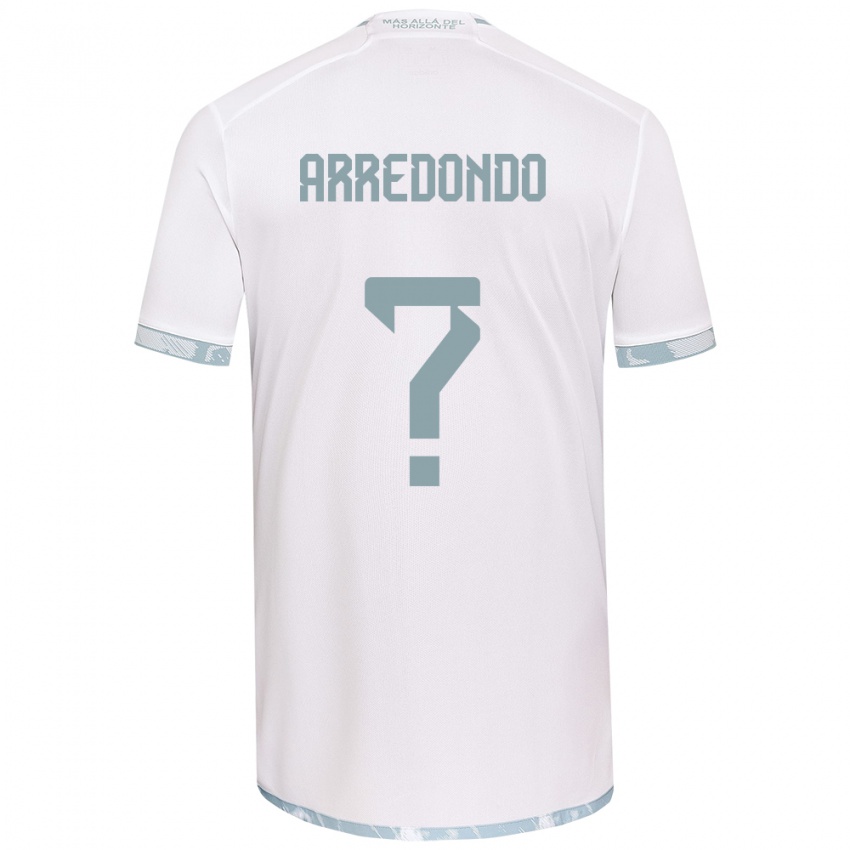 Kinderen Milovan Arredondo #0 Wit Grijs Uitshirt Uittenue 2024/25 T-Shirt