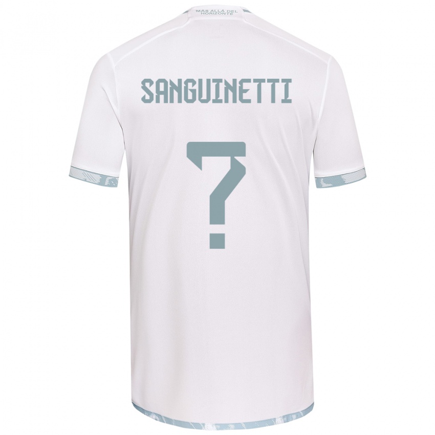 Kinderen Fernando Osorio Sanguinetti #0 Wit Grijs Uitshirt Uittenue 2024/25 T-Shirt